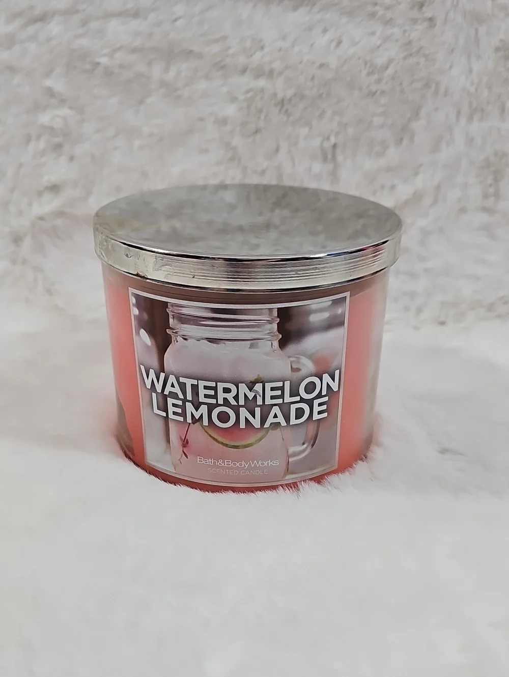 Bath & Body Works Watermelon Lemonade 14.5 oz 3 Wick Candle